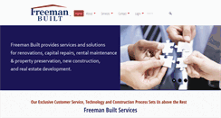 Desktop Screenshot of freemanbuilt.com